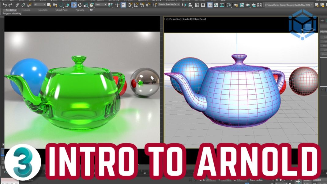 Banner Tutorial 3D Introdução ao Arnold Render