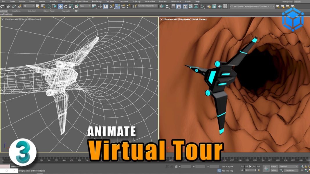 Tutorial Passeio Virtual 3D Nave Espacial